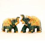 JADE ELEPHANT STATUE