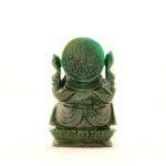 Hand-Carved Green Jade Lord Ganesha Statue (7 Inches) – Divine Gemstone Vinayaka Idol - Image 2