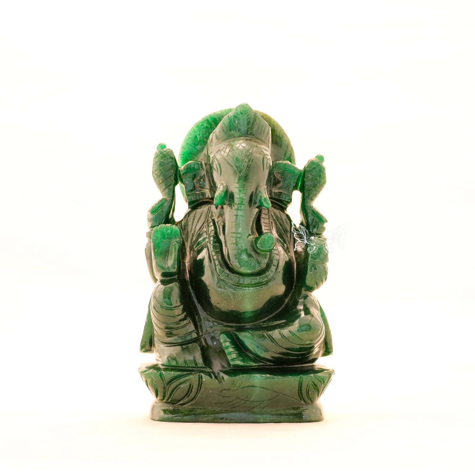 jade ganesha 26-4 Ganesha Statue