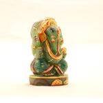 Hand-Carved Green Jade Lord Ganesha Statue (4.6 Inches) – Natural Gemstone Blessing Vinayaka Idol - Image 3