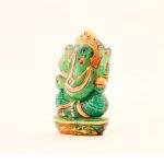 Hand-Carved Green Jade Lord Ganesha Statue (4.6 Inches) – Natural Gemstone Blessing Vinayaka Idol - Image 2