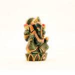 Hand-Carved Green Jade Lord Ganesha Statue (4.3 Inches) – Natural Gemstone Blessing Vinayaka Idol - Image 4