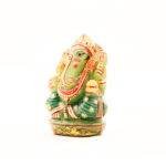 Hand-Carved Green Jade Lord Ganesha Statue (4.5 Inches) – Natural Gemstone Blessing Vinayaka Idol - Image 2
