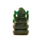 Hand-Carved Green Jade Lord Ganesha Statue (4.6 Inches) – Natural Gemstone Sleek Blessing Vinayaka Idol - Image 4