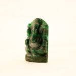 Hand-Carved Green Jade Lord Ganesha Statue (3.2 Inches) – Natural Miniature Gemstone Blessing Vinayaka Idol - Image 2