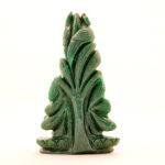 Hand-Carved Green Jade Lord Krishna Statue (6 Inches) – Divine Flute Under Tree - Image 2