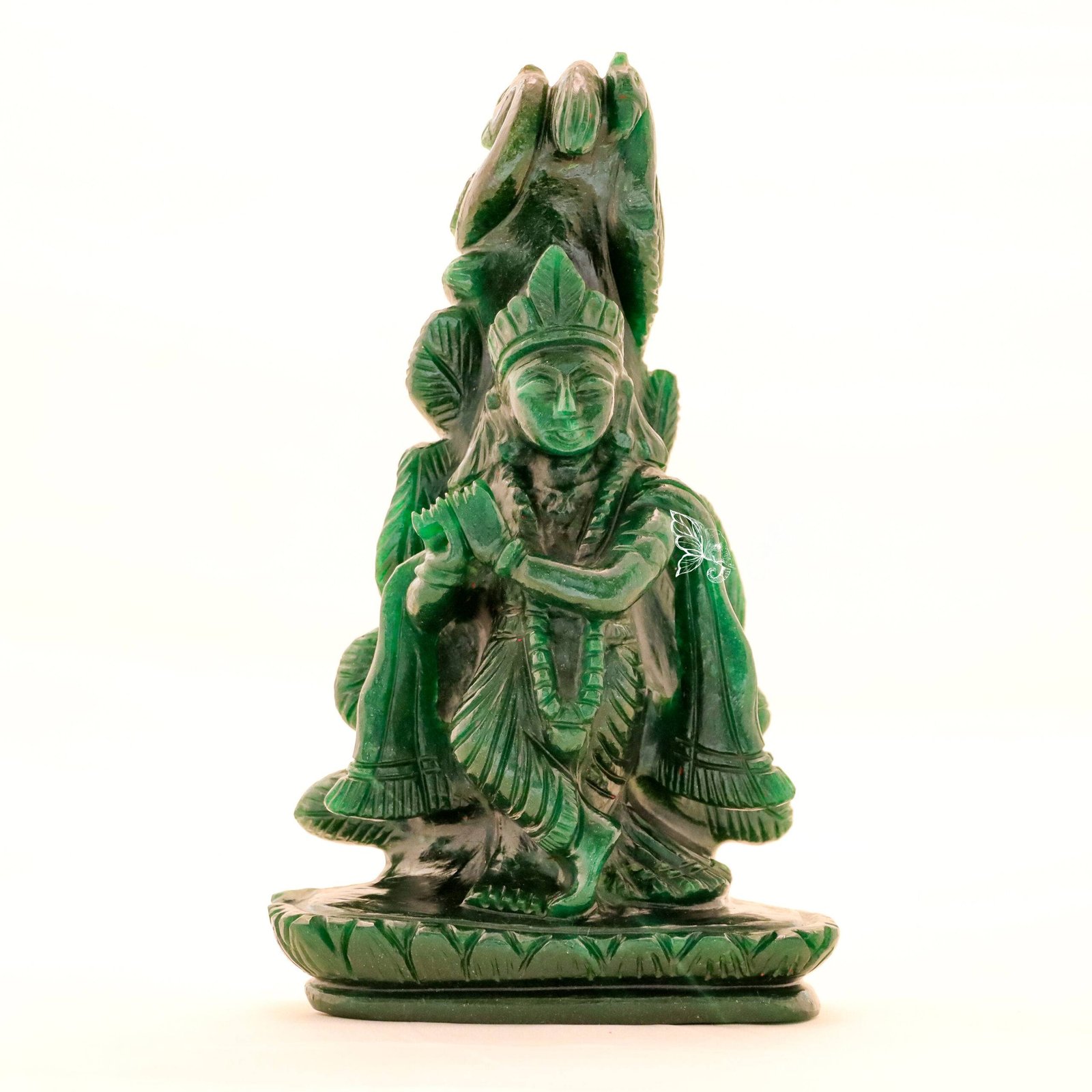 jade krishna 21-4 Lord Krishna Statue