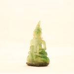 Hand-Carved Light Green Jade Lord Shiva Statue (5.7 Inches) – Rare Meditating Mahadev Murti - Image 4