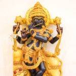 Hand-Carved Wooden Lord Krishna Statue (46 Inches) – Venugopala with Sacred Cow | Large Handmade Wooden Krishna Idol - Image 2