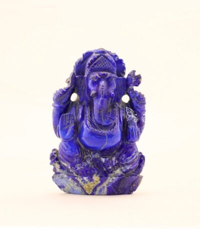 lapis ganesha statue
