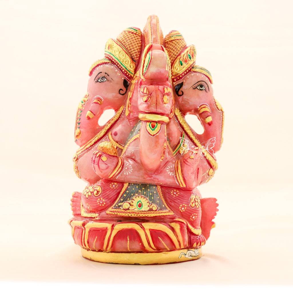 rose quartz ganesha