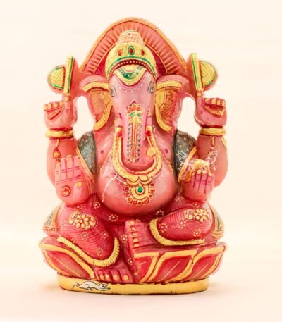 rose quartz ganesha