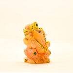 Hand-Carved Rose Quartz Lord Ganesha Statue (4.9 Inches) – Premium Crystal Vinayaka Idol - Image 3