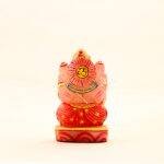 Hand-Carved Rose Quartz Lord Ganesha Statue (4.7 Inches) – Natural Pink Crystal Vinayaka Murti - Image 4