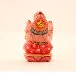 Hand-Carved Red Rose Jasper Lord Ganesha Statue (4.8 Inches) – Natural Terracotta Red Gemstone Vinayaka Idol - Image 4