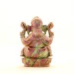 Ganesha Statue in Ruby Zoisite (7.2 Inches) – Natural Gemstone Vinayaka Murti - Image 2