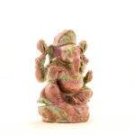 Ganesha Statue in Ruby Zoisite (7.2 Inches) – Natural Gemstone Vinayaka Murti - Image 4