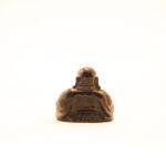 Hand-Carved Tiger’s Eye Laughing Buddha Statue (2.6 Inches) – Natural Shimmering Gemstone Happy Buddha Murti - Image 4