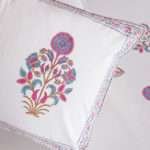 Jaipuri Hand Block Print Cotton Bedsheet
