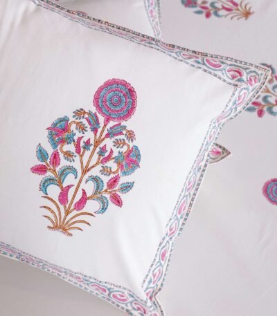 Jaipuri Hand Block Print Cotton Bedsheet
