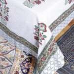 Jaipuri Floral Hand Block Print Bedsheet