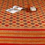 Artisan Hand Block Print Kantha Bedspread – 100% Cotton King Size Jaipuri Kantha Bed Cover with Ethnic Geometric Pattern - Image 4