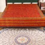 100% Pure Cotton Hand Kantha Bed Cover – Handmade Block Printed Jaipuri King Size Bedspread - Image 6