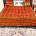 Jaipuri Hand Block Print Kantha Bed Cover – 100% Pure Cotton Handmade King Size Bedspread with Traditional Design - Image 2