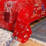 Boho Patchwork Kantha Bed Cover – Hand Block Printed 100% Cotton Quilt, Artisan Handmade Jaipuri Bedding - Image 3