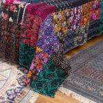 Jaipuri Hand Block Print Patchwork Kantha Bed Cover – Handmade Cotton Bedspread with Traditional Running Stitch Quilt - Image 5