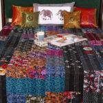 kantha bed cover