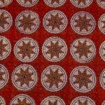 Hand Block Printed Kantha Bed Cover King Size – 100% Cotton Jaipuri Handmade Bedspread with Rustic Star Motif - Image 4