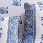 Jaipuri Royal Elephant Hand Block Printed King Size Cotton Bedsheet – 100% Pure Cotton with 2 Pillow Covers | Handmade in India - Image 6