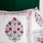 Jaipuri Hand Block Printed Pink Floral Bed Sheet – 100% Pure Cotton King Size Bed Sheet with Pillow Covers | Traditional Indian Block Print Bedding - Image 4