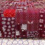 Hand Block Printed Patchwork Kantha Bed Cover – 100% Pure Cotton Handmade Jaipuri Quilt, King Size Bedspread - Image 6