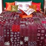 kantha bed cover
