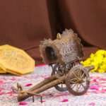 Handmade Brass Dhokra Tribal Bullock Cart Sculpture | Traditional Indian Folk Art Showpiece - Image 2