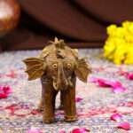 Handcrafted Dhokra Brass Tribal Elephant – Lost Wax Indian Art - Image 4
