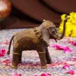 Handcrafted Tribal Dhokra Brass Elephant – Lost Wax Indian Art - Image 2