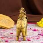 Handmade Brass Dhokra Tribal Elephant with Tribal Men | Traditional Indian Folk Art Sculpture - Image 3