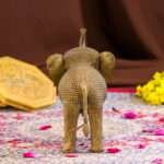 Handcrafted Dhokra Brass Tribal Elephant – Lost Wax Indian Art - Image 3