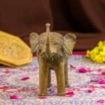 Handcrafted Dhokra Brass Tribal Elephant – Lost Wax Indian Art - Image 4