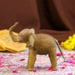 Handcrafted Dhokra Brass Tribal Elephant – Lost Wax Indian Art - Image 2