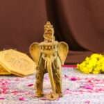 Handcrafted Dhokra Brass Tribal Village Elephant  With Tribal Men  – Lost Wax Indian Art Technique - Image 3