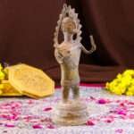 Brass Handmade Dhokra Tribal God Figurine | Traditional Indian Folk Art Sculpture - Image 4