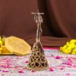 Bastar Art Tribal Brass Lady Candle Holder, Traditional Dhokra Art Figurine Stand, Antique Finish - Image 3