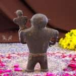 Handmade Brass Dhokra Tribal Family Sculpture | Traditional Indian Tribal Art Sculpture - Image 3
