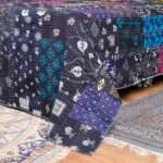Handcrafted Patchwork Kantha Bed Cover – Pure Cotton Hand Block Printed Quilt, Ethnic Bohemian King Size Bedspread - Image 5