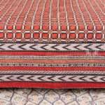 Beautiful Bagru Hand Block Printing Hand stitched Kantha Bed Cover – Handmade Cotton Bedspread, King Size 90 × 108 Inches - Image 5