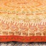 Hand stitched Rajasthani Kantha Bed Cover with Traditional Indian Embroidery – Handmade Cotton Bedspread, King Size 90 × 108 Inches - Image 4